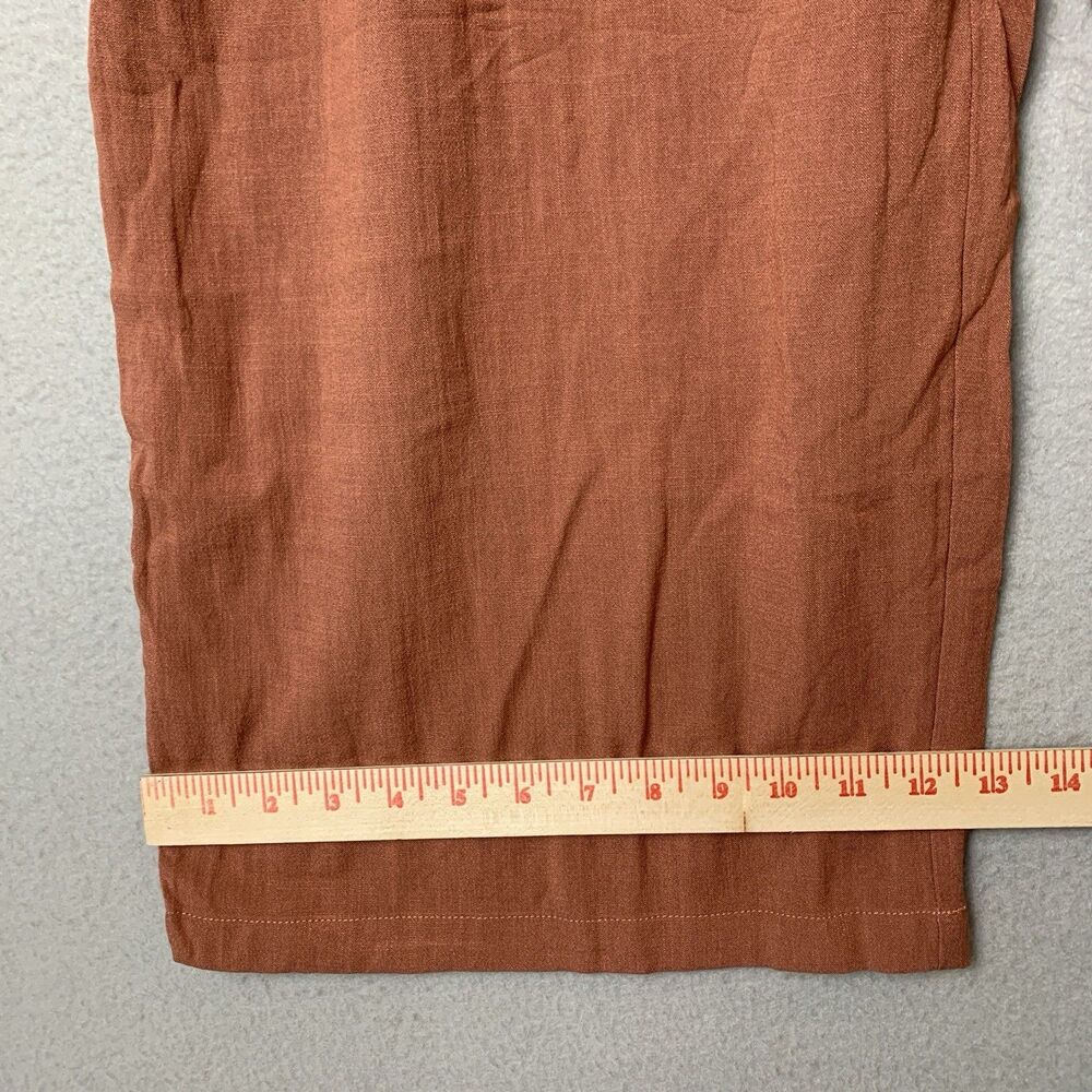 Halara Pants Women Size 1X Mauve Wide Leg Pleated  High Waisted Office Siren NWT - Picture 6 of 8